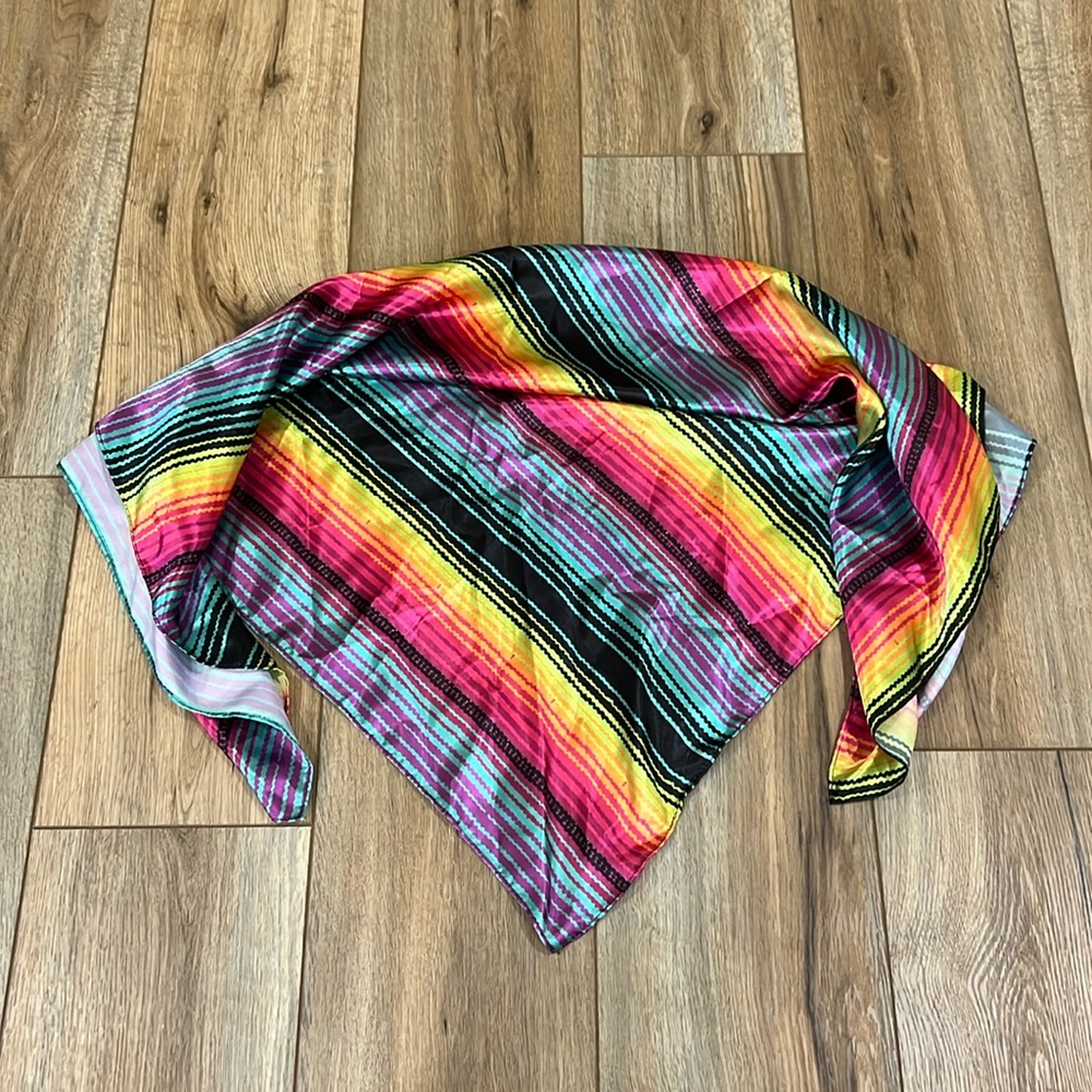 Crazy Train Serape Wild Rag 34x34 in